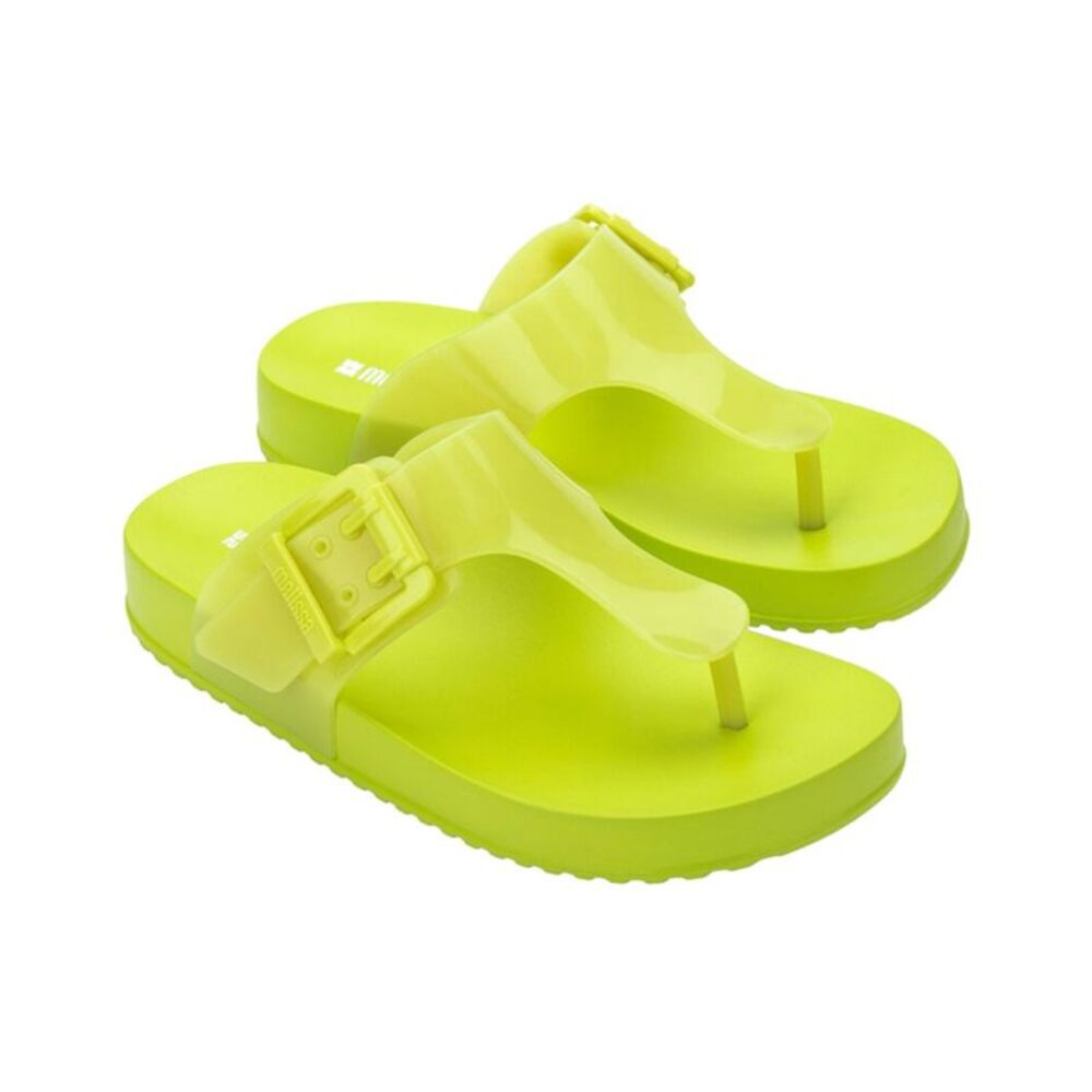 Melissa Shoes Cozy Flip Flop, Green